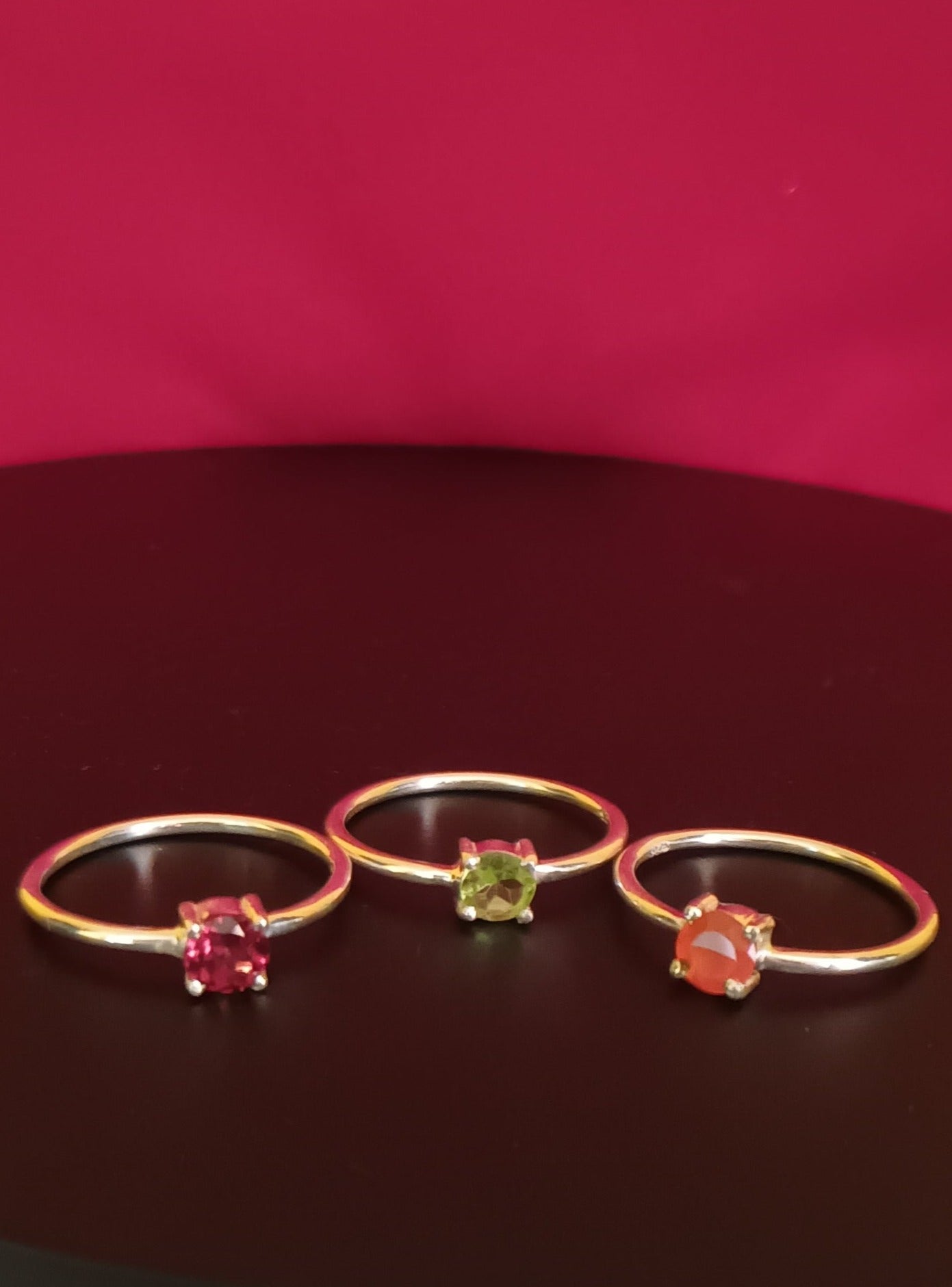 Chakra Gem Solitaires - Finger Rings - Each Sold Separately