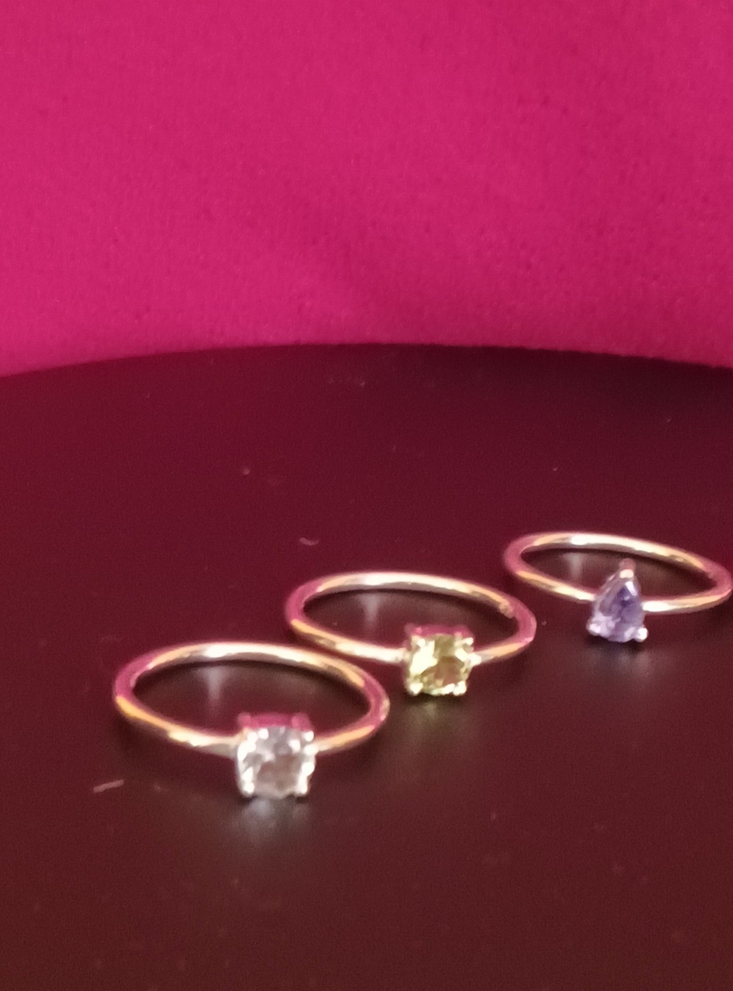 Chakra Gem Solitaires - Finger Rings - Each Sold Separately