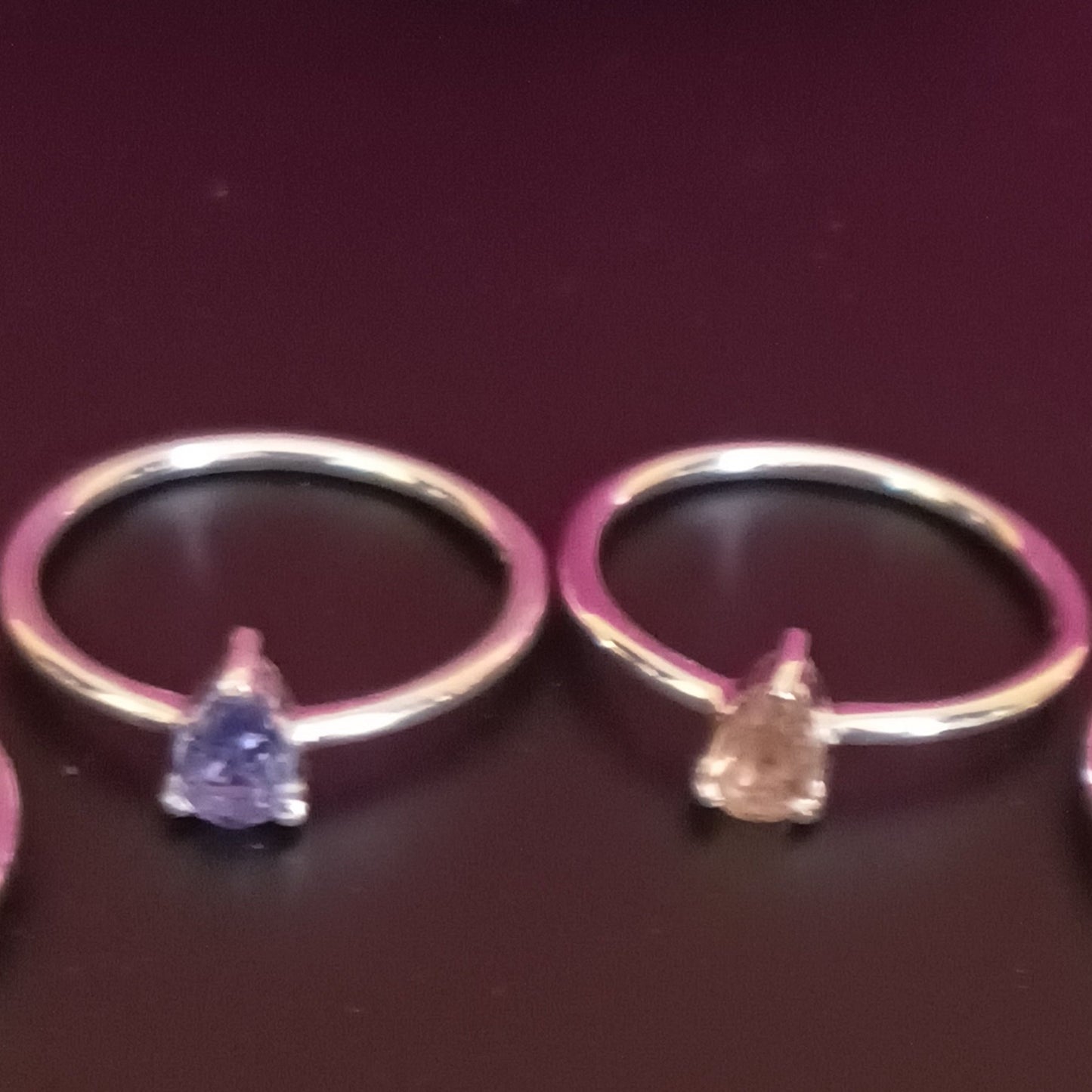 Chakra Gem Solitaires - Finger Rings - Each Sold Separately