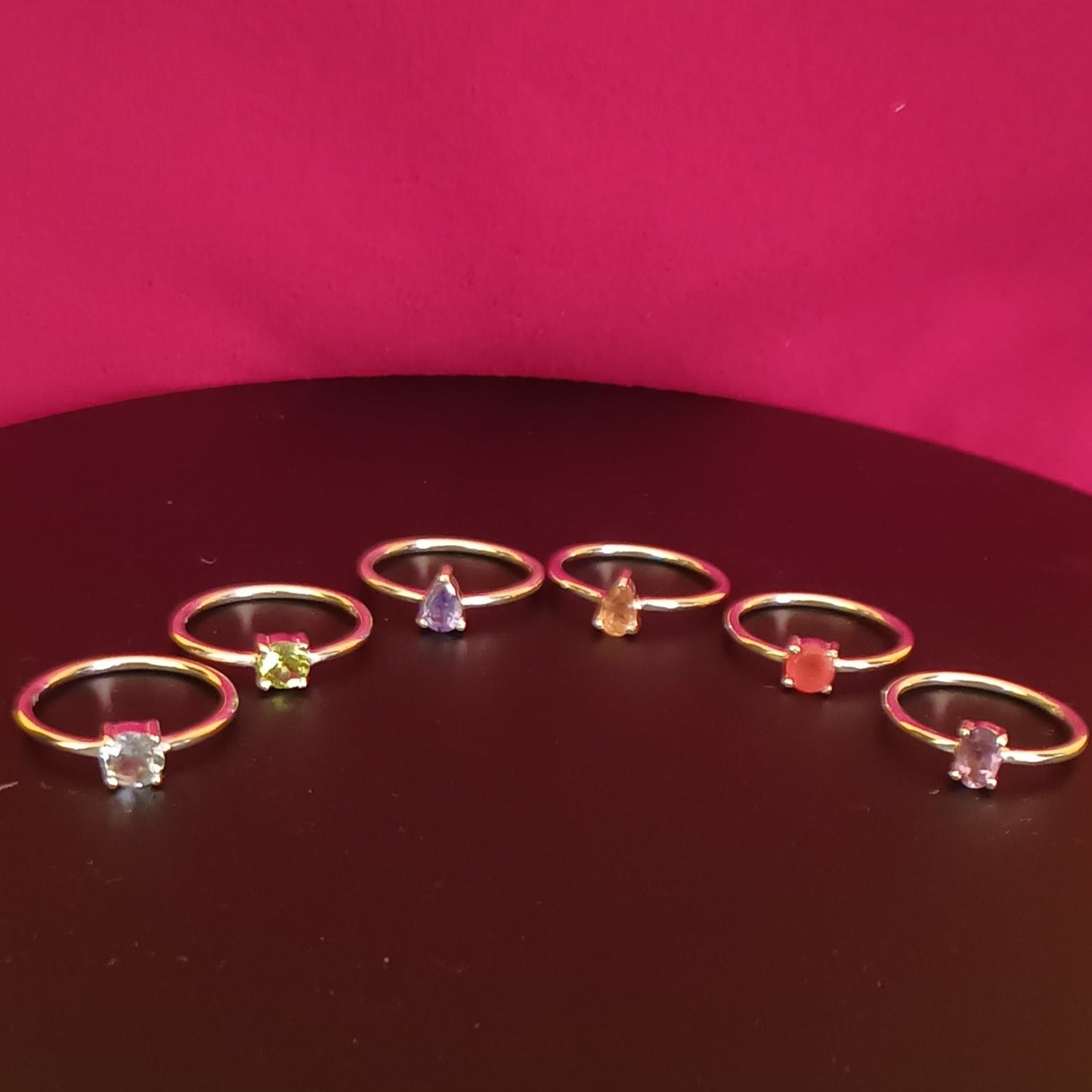 Chakra Gem Solitaires - Finger Rings - Each Sold Separately