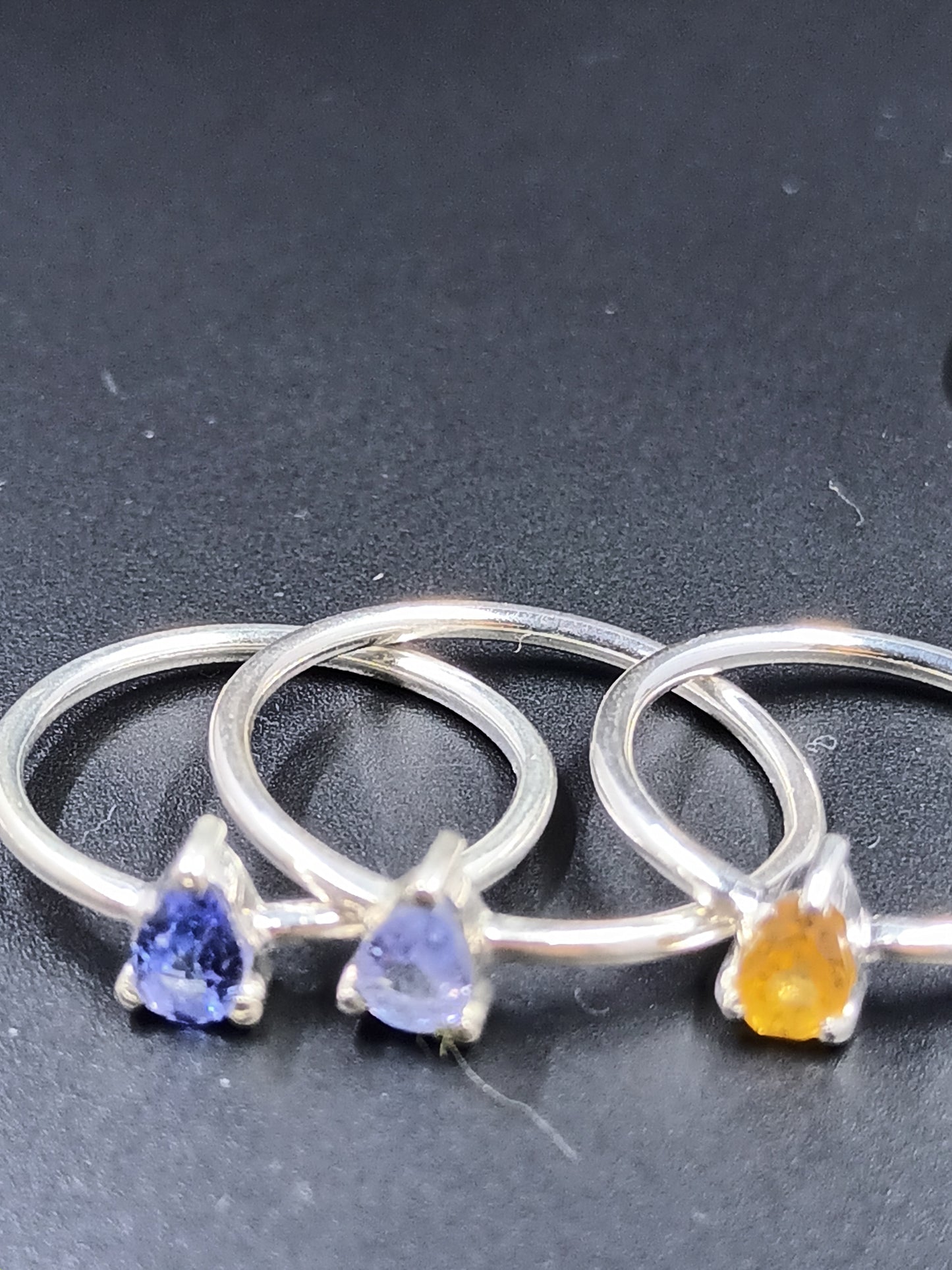 Chakra Gem Solitaires - Finger Rings - Each Sold Separately