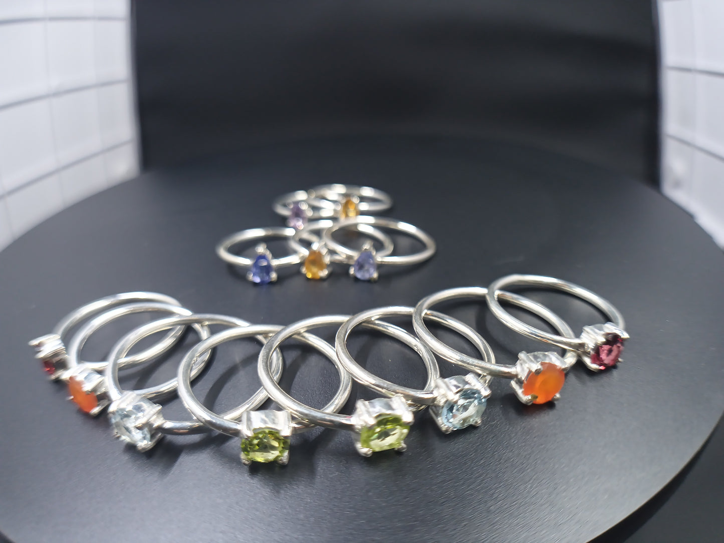 Chakra Gem Solitaires - Finger Rings - Each Sold Separately