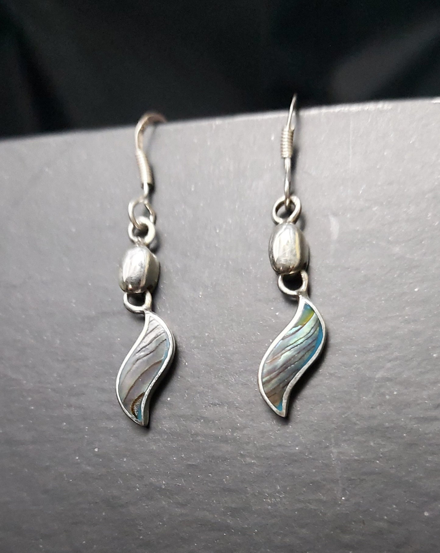 Teen - Enamel - Green Abalone Paua Seashell