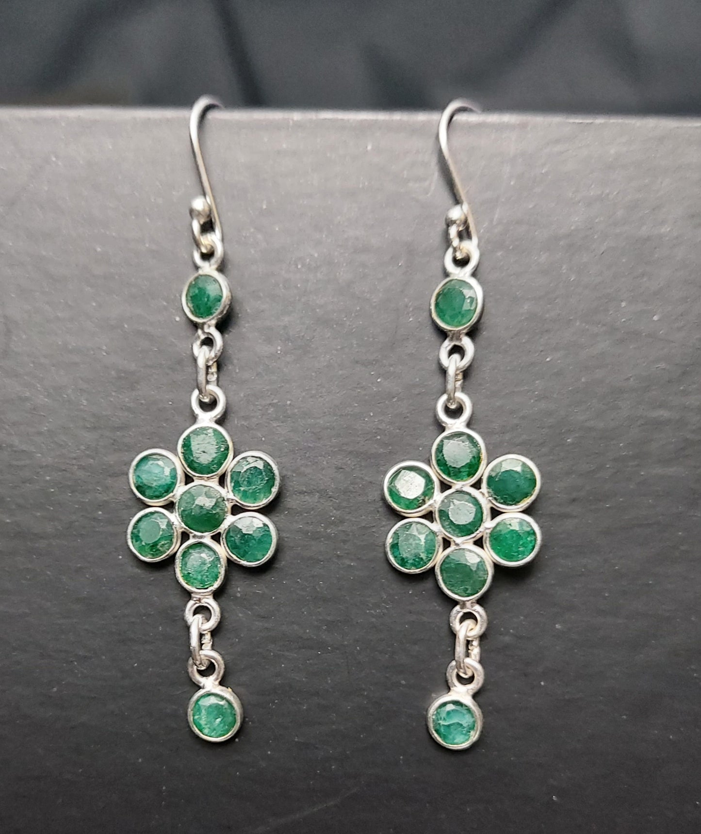 Natural Green Emerald - Dangle