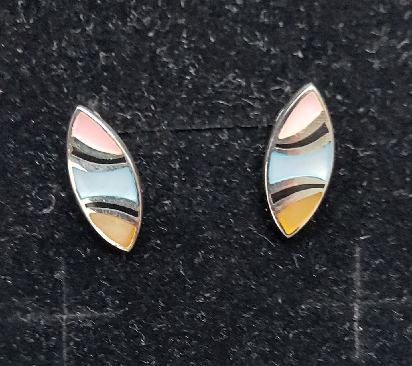 Teen - Enamel - Blister Pearl - Surf Board - Stud Earrings