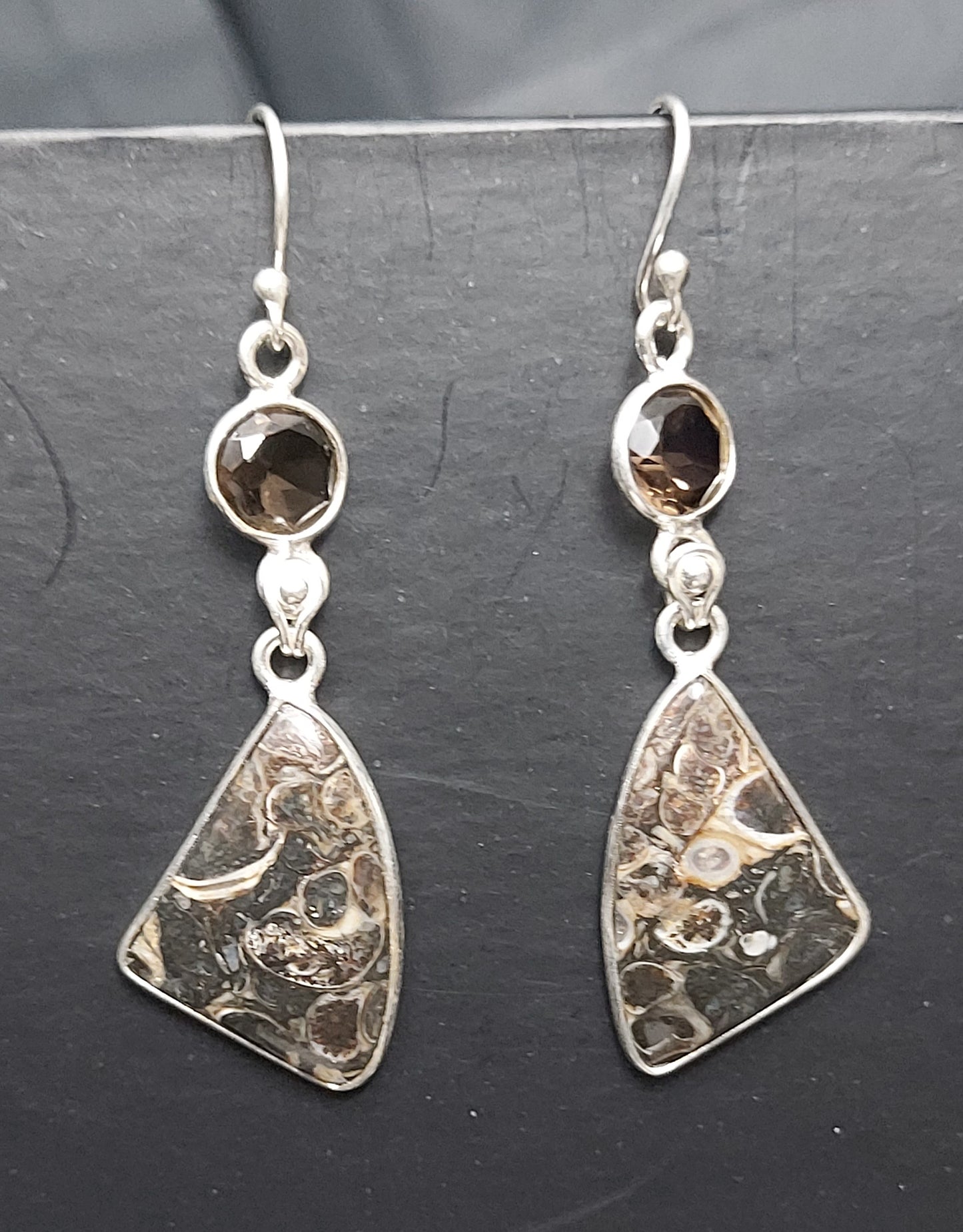 Turritella Agate - Earrings - Multigem - Each Sold Separetely