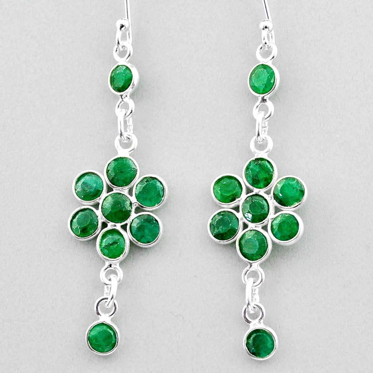 Natural Green Emerald - Dangle